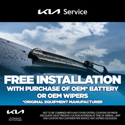 FREE Install w/purchase of OEM Battery