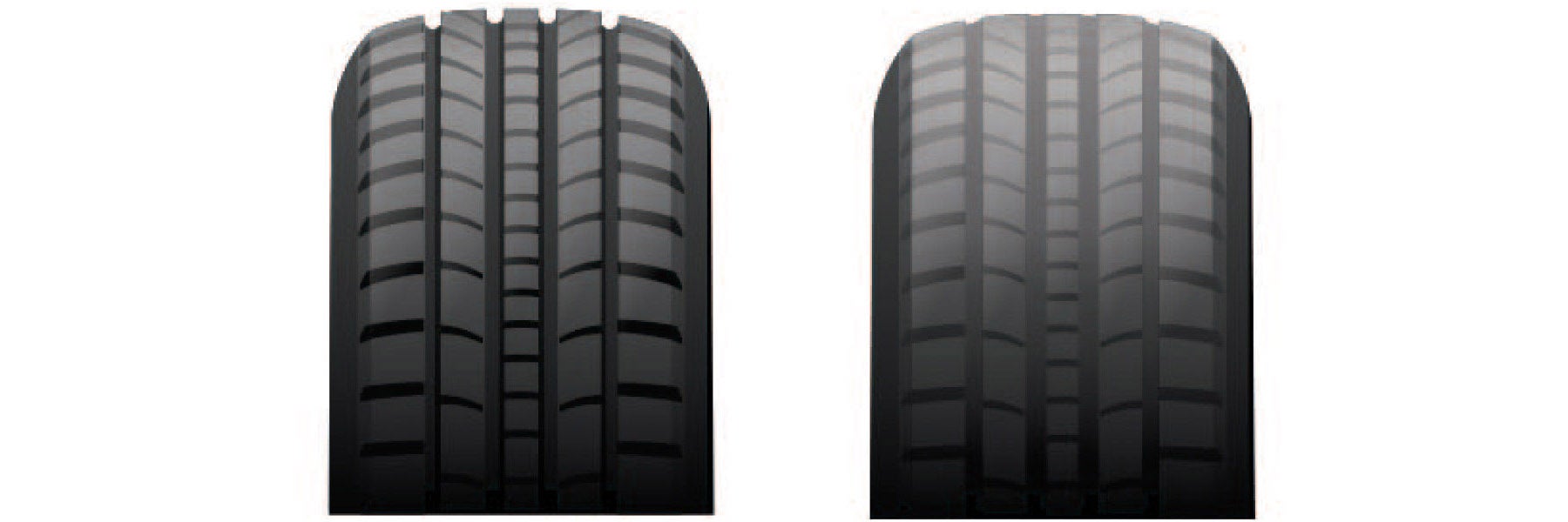 Tire tread depth comparison at Jim Shorkey Kia North Huntingdon in North Huntingdon PA