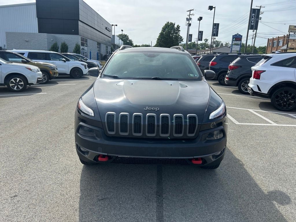 Used 2015 Jeep Cherokee Trailhawk with VIN 1C4PJMBS4FW790345 for sale in Irwin, PA