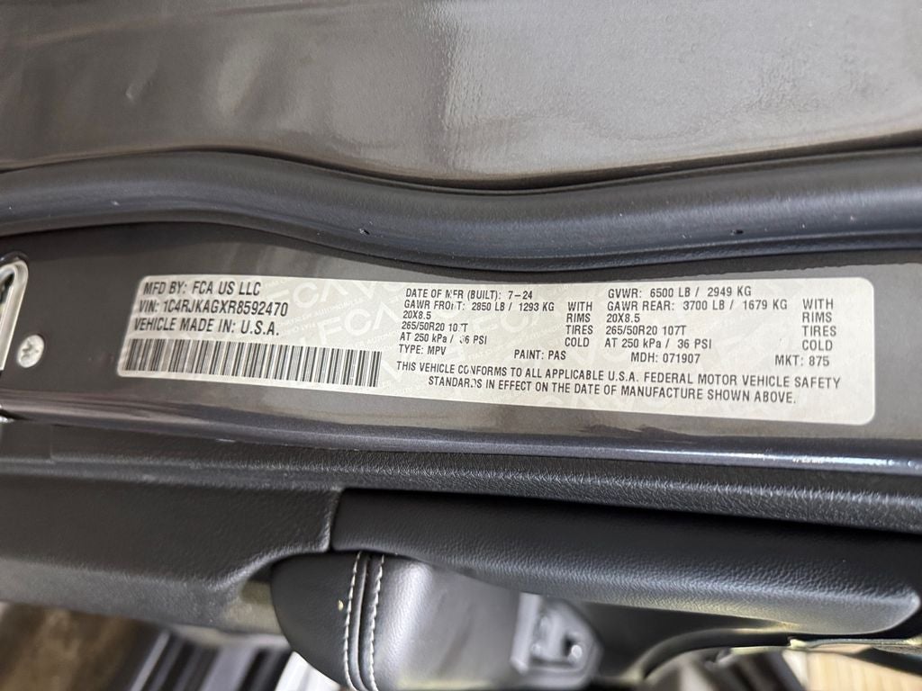 2024 Jeep Grand Cherokee L Altitude X