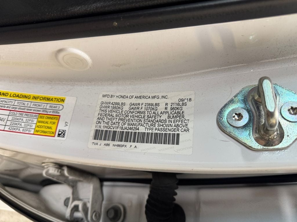 2018 Honda Accord LX