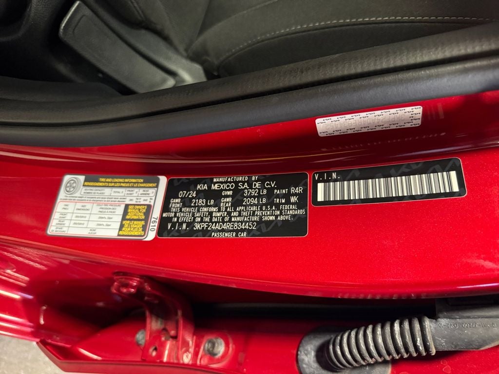 2024 Kia Forte LXS TECHNOLOGY PK