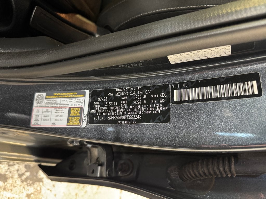 2023 Kia Forte LXS Technology Pkg
