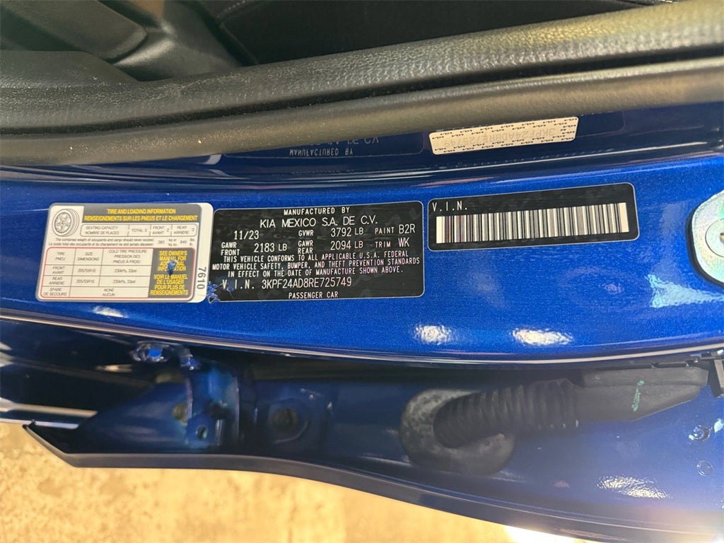 2024 Kia Forte LXS TECHNOLOGY PK