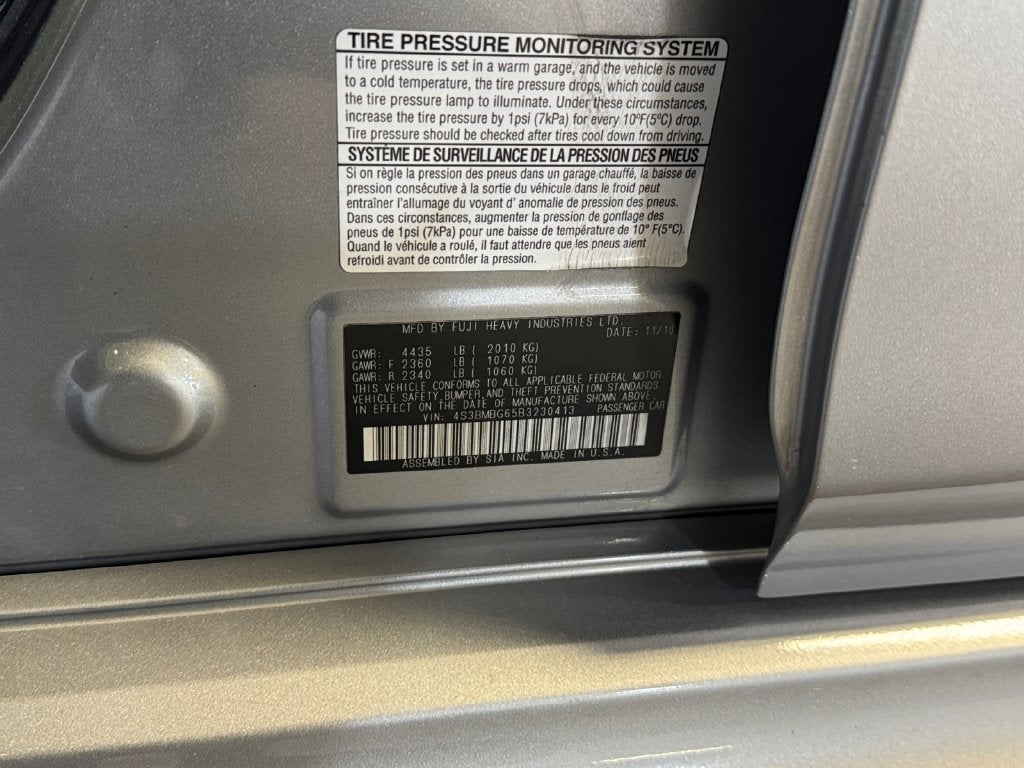 2011 Subaru Legacy 2.5i Premium