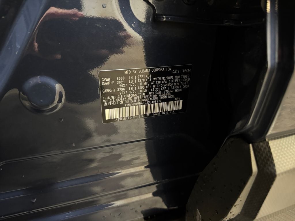 2025 Subaru Ascent Onyx Edition