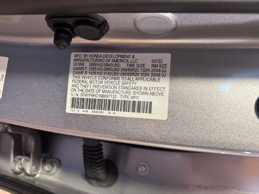 2022 Honda Pilot Special Edition
