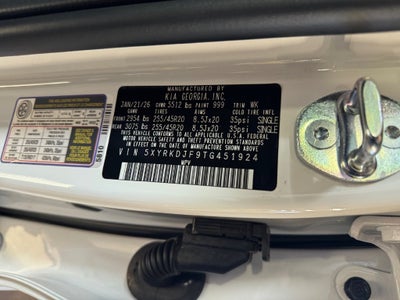 2026 Kia Sorento X-Line SX Prestige PANO RF