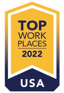 Top Workplaces 2022 USA Badge